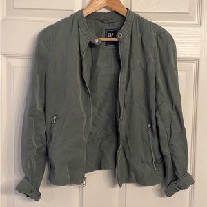 Gap Sage Green Bomber Jacket sz. S